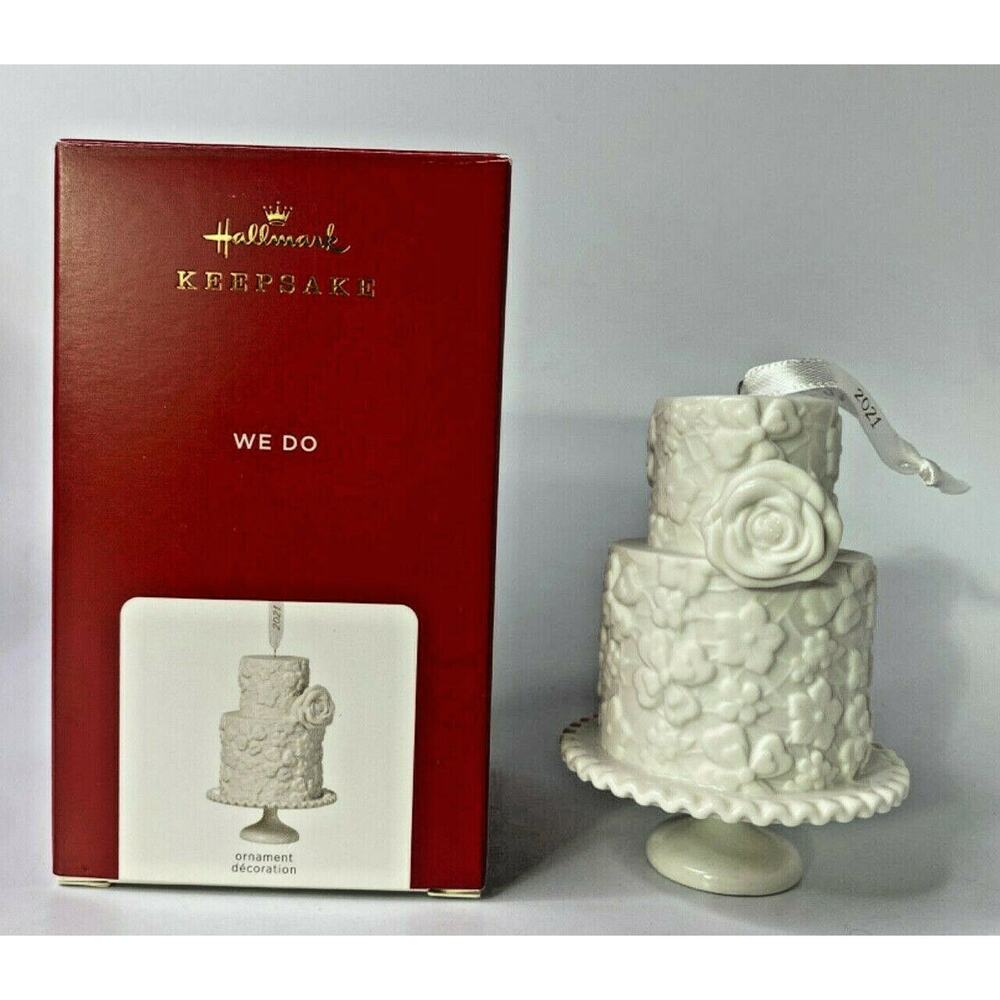 2021 Hallmark We Do Wedding Cake Ornament U64/5899‎